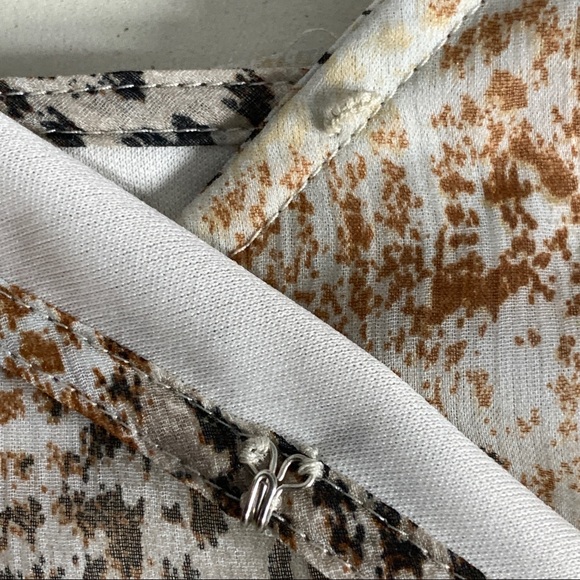 Free Press Surplice Animal Print Draped Tank Top - Picture 6 of 6